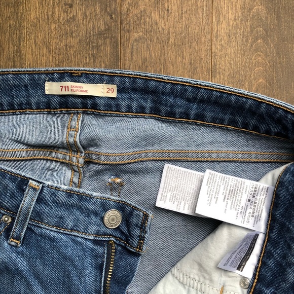 Levi’s 711 skinny filiforme jeans size 29 - Picture 4 of 5